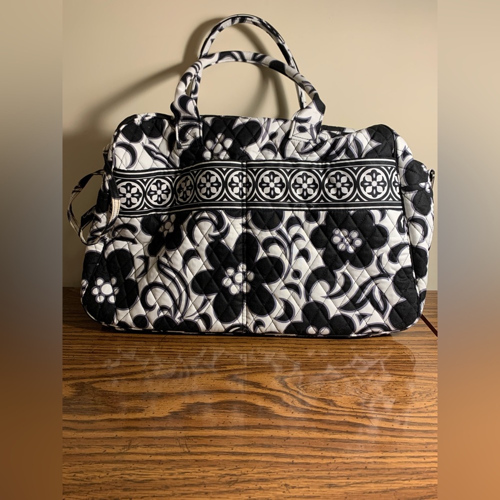 Vera Bradley Small Duffel “Night and Day” print